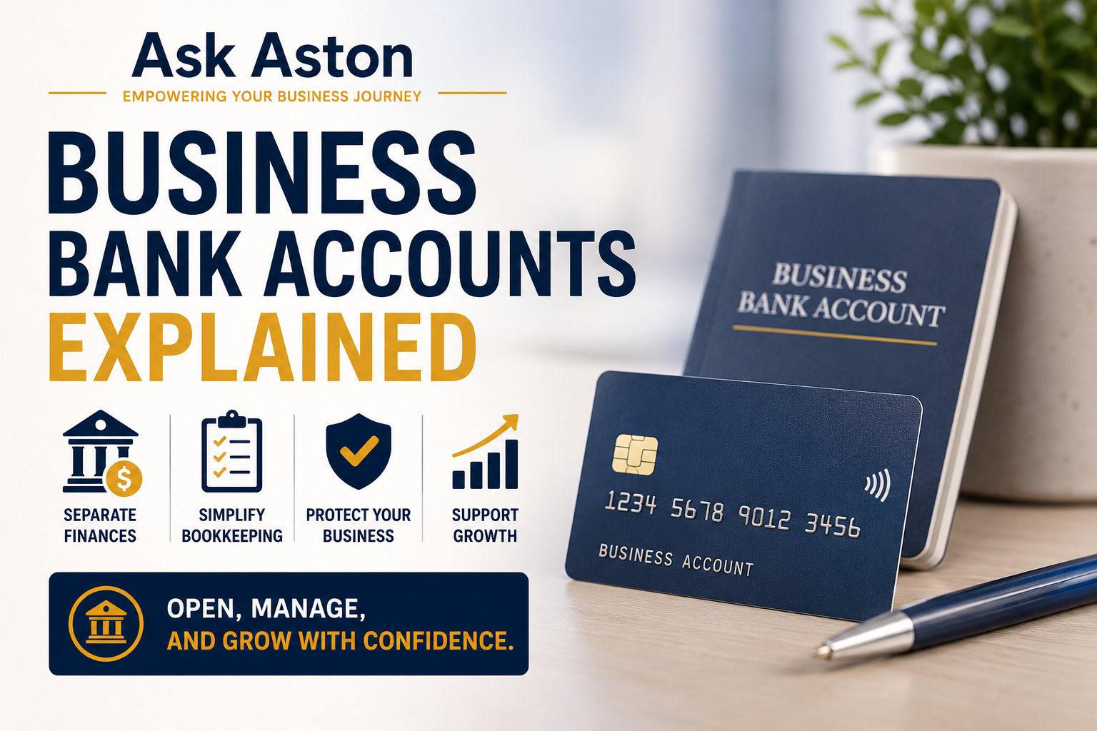 Business bank accounts explained