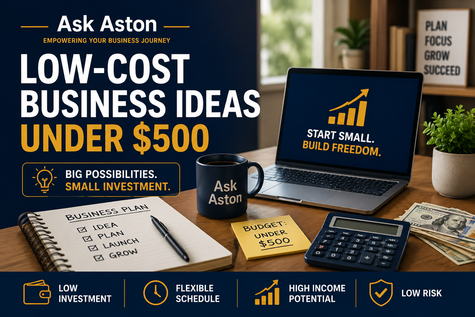 Low Cost Business Ideas Under $500